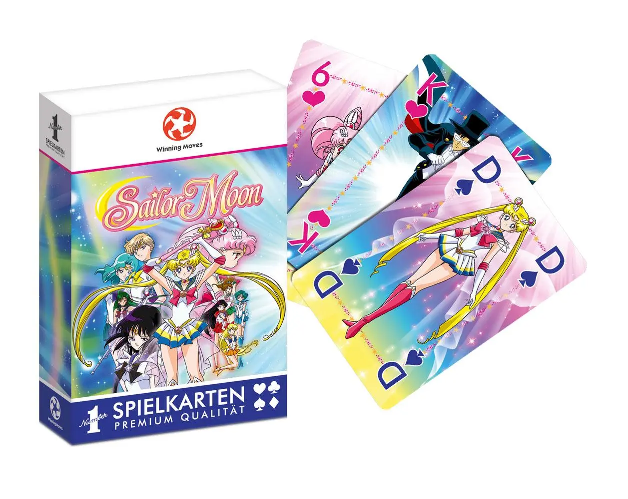 Sailor Moon Number 1 Playing Cards *German Packaging* product photo