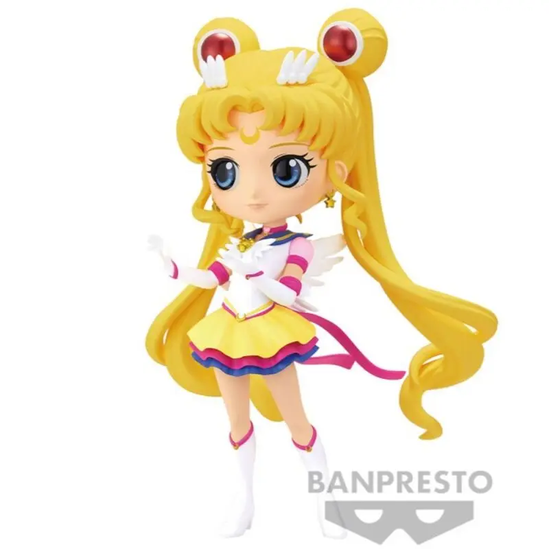 Sailor Moon Pretty Guardian Cosmos the Movie Eternal Sailor Moon Ver.A Q posket figure 14cm product photo