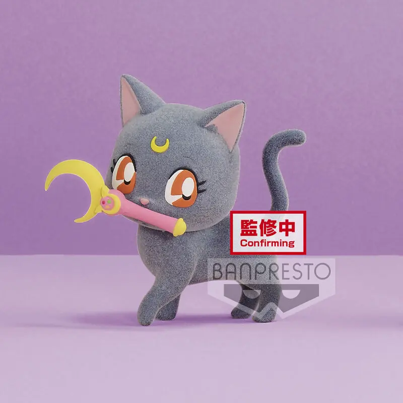 Sailor Moon Eternal Fluffy Puffy Mini Figure Luna Ver. A 7 cm product photo