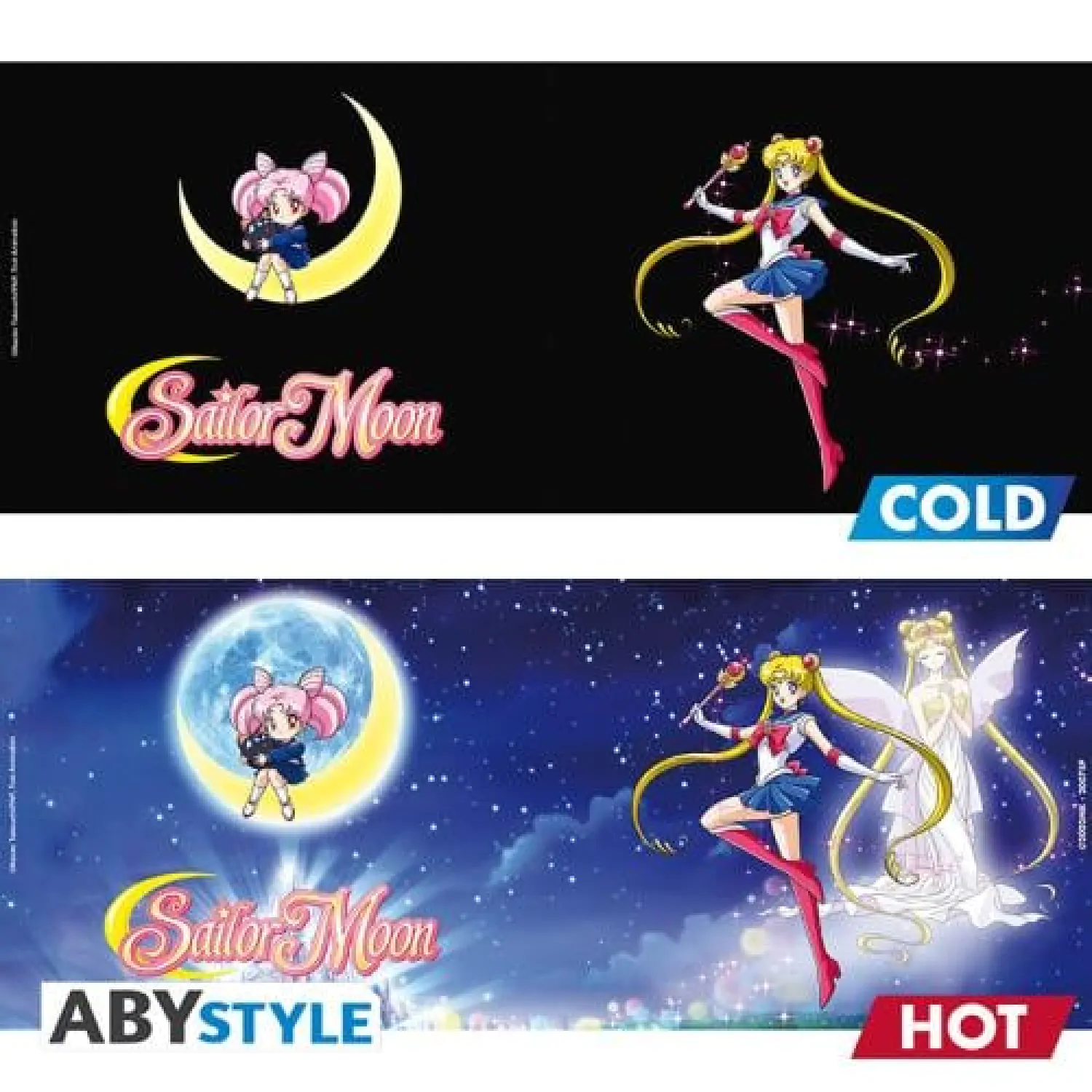 SAILOR MOON - Sailor & Chibi - Mug Heat Change 460ml product photo