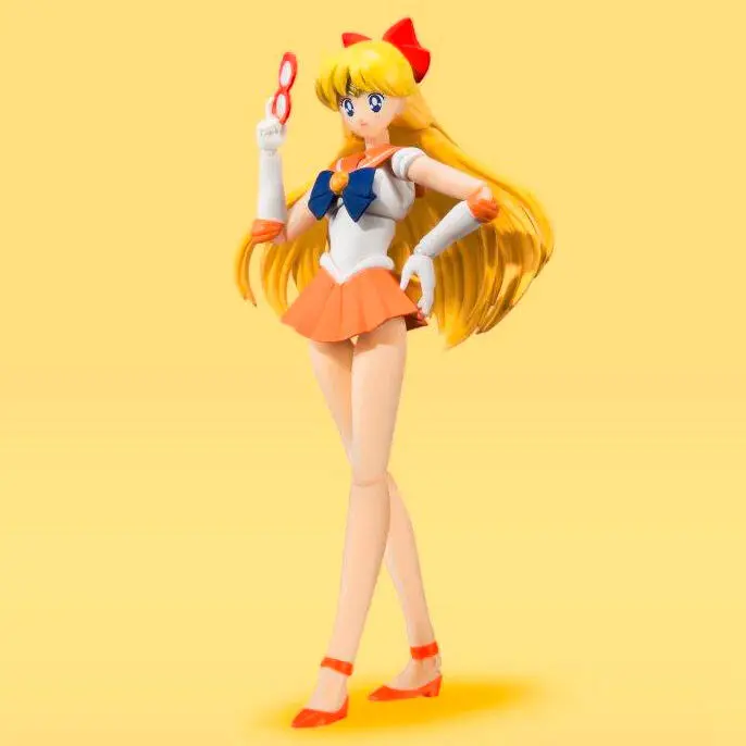 Sailor Moon S.H. Figuarts Action Figure Sailor Venus Animation Color Edition 14 cm product photo