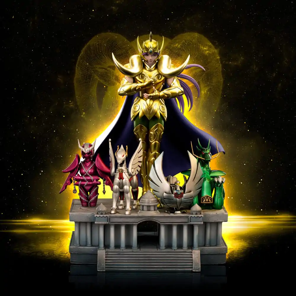 Saint Seiya Art Scale Statue 1/10 Aries Mu Deluxe 27 cm product photo