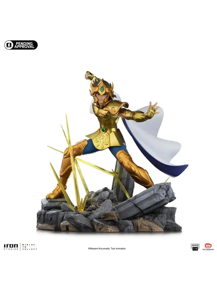 Saint Seiya Art Scale Statue 1/10 Leo Aiolia 24 cm product photo