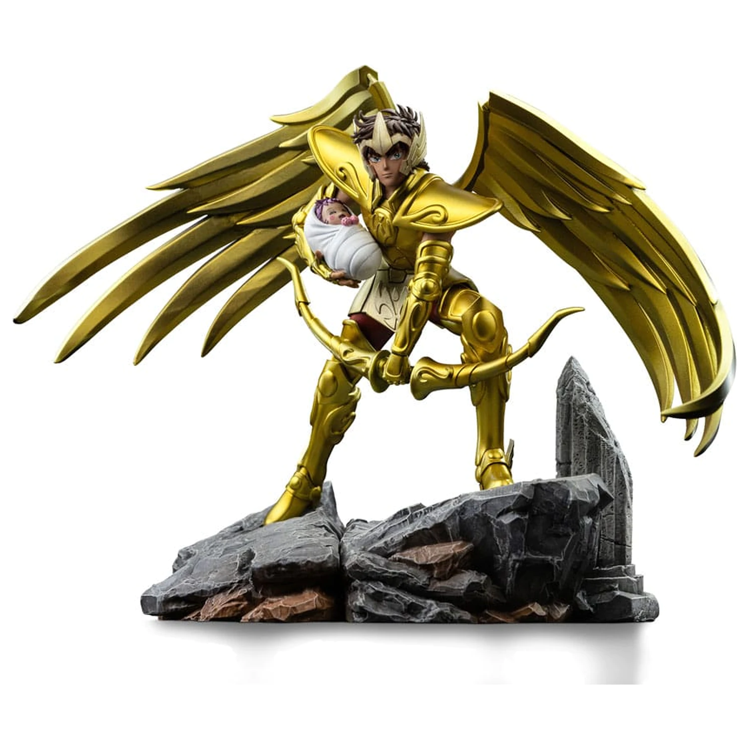 Saint Seiya Art Scale Statue 1/10 Sagittarius Aiolos 21 cm  product photo