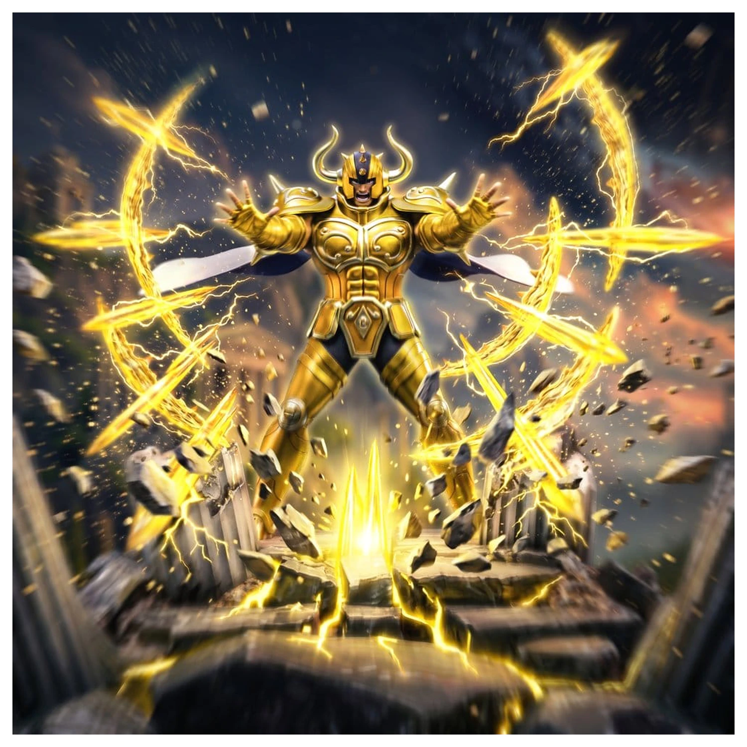 Saint Seiya Art Scale Statue 1/10 Taurus Aldebaran 30 cm product photo