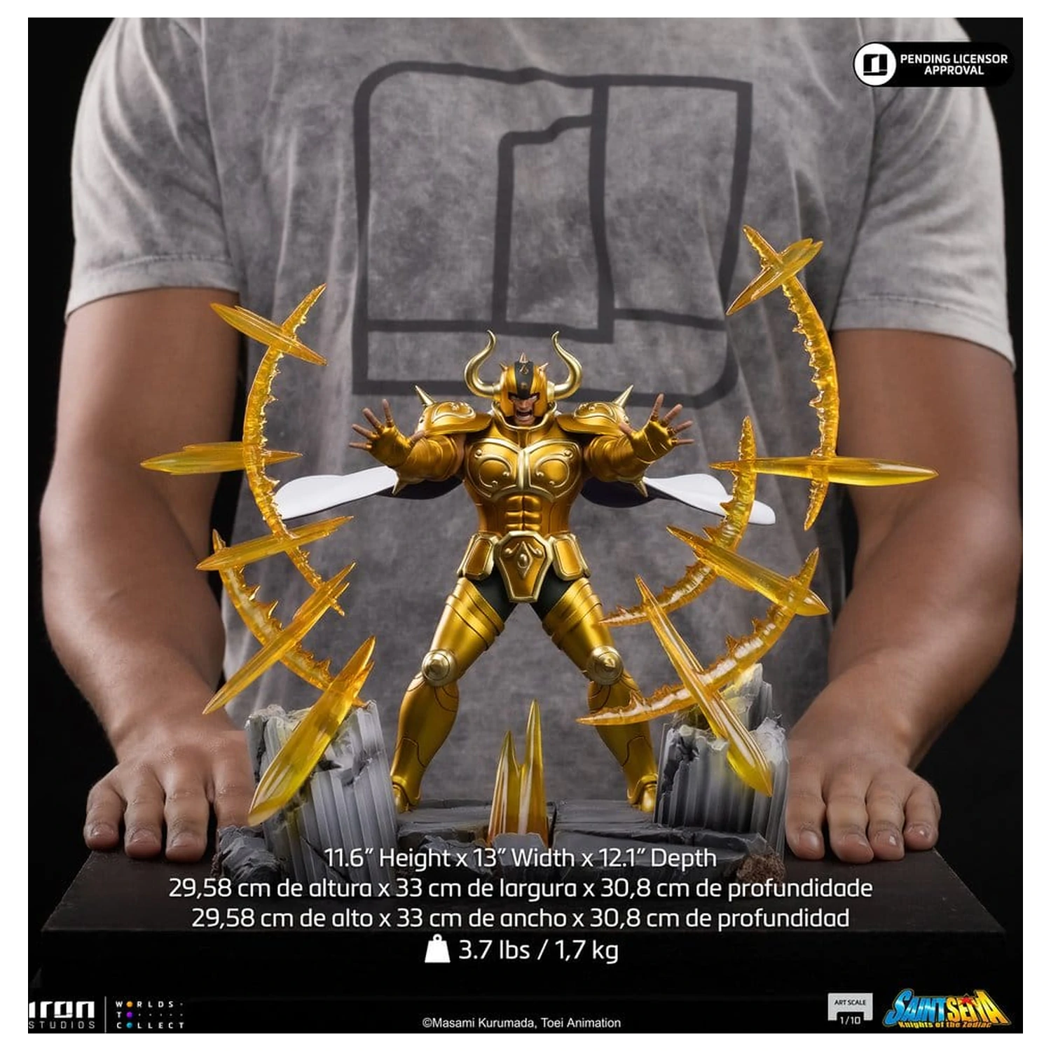 Saint Seiya Art Scale Statue 1/10 Taurus Aldebaran 30 cm product photo