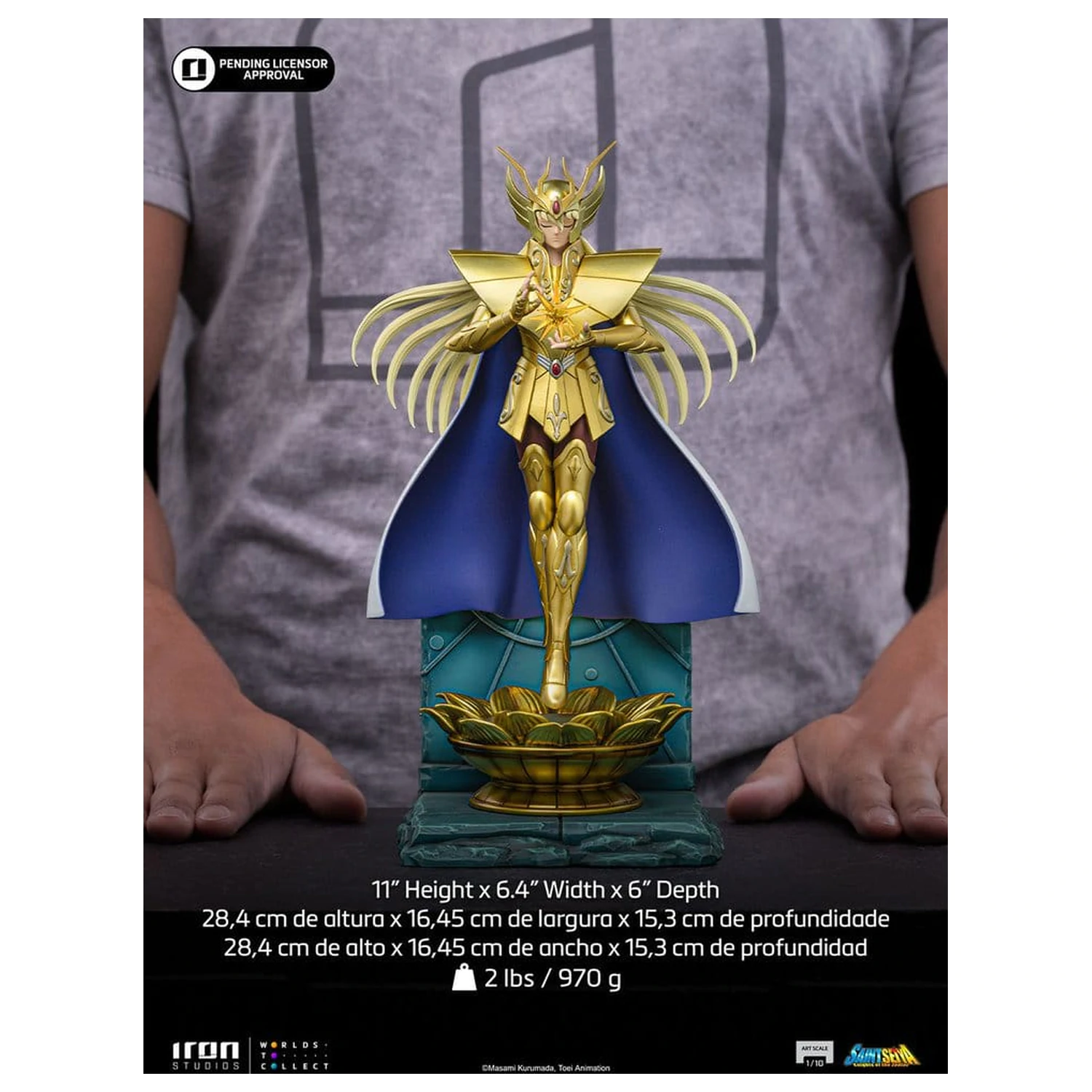 Saint Seiya Art Scale Statue 1/10 Virgo Shaka 28 cm product photo