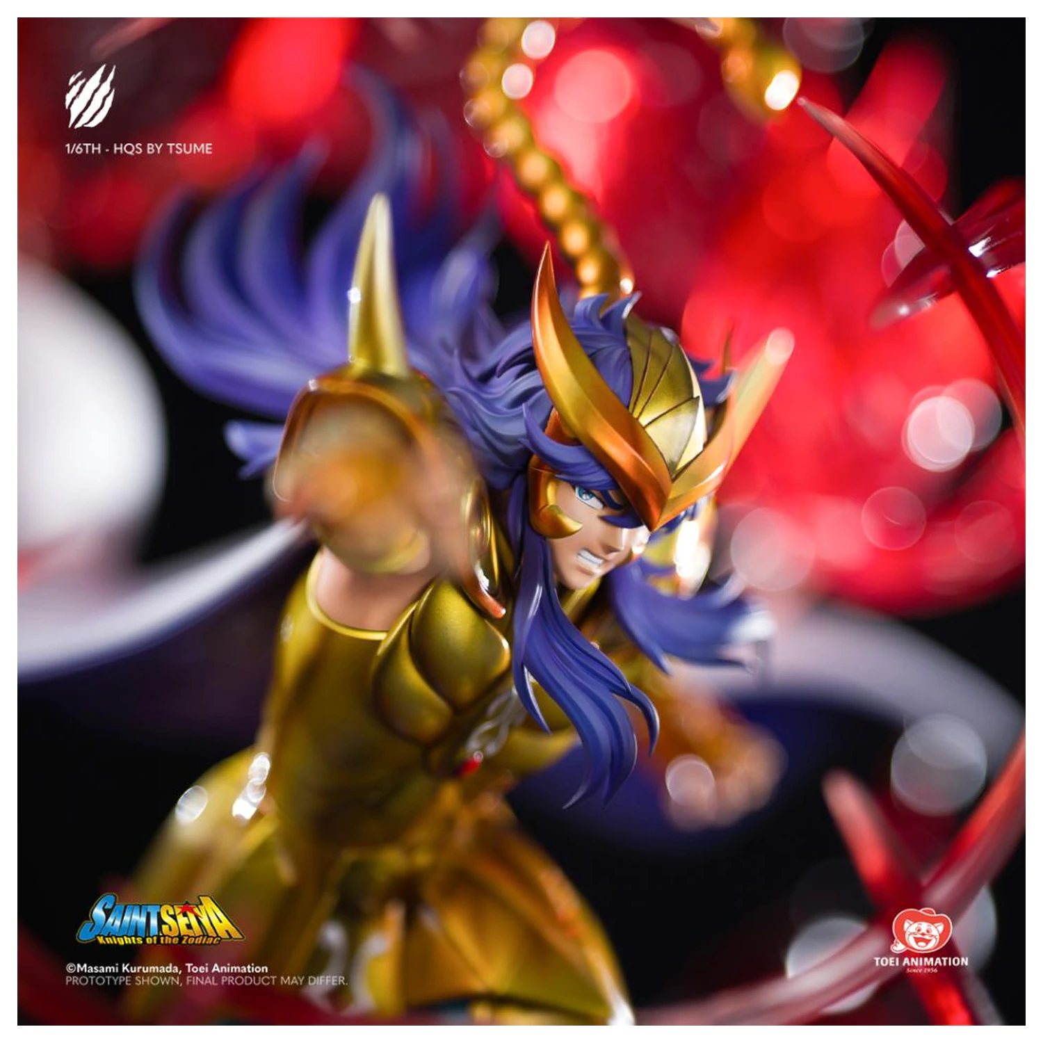 Saint Seiya Scorpio Milo Statue HQS 1/6 By Tsume 62cm product photo