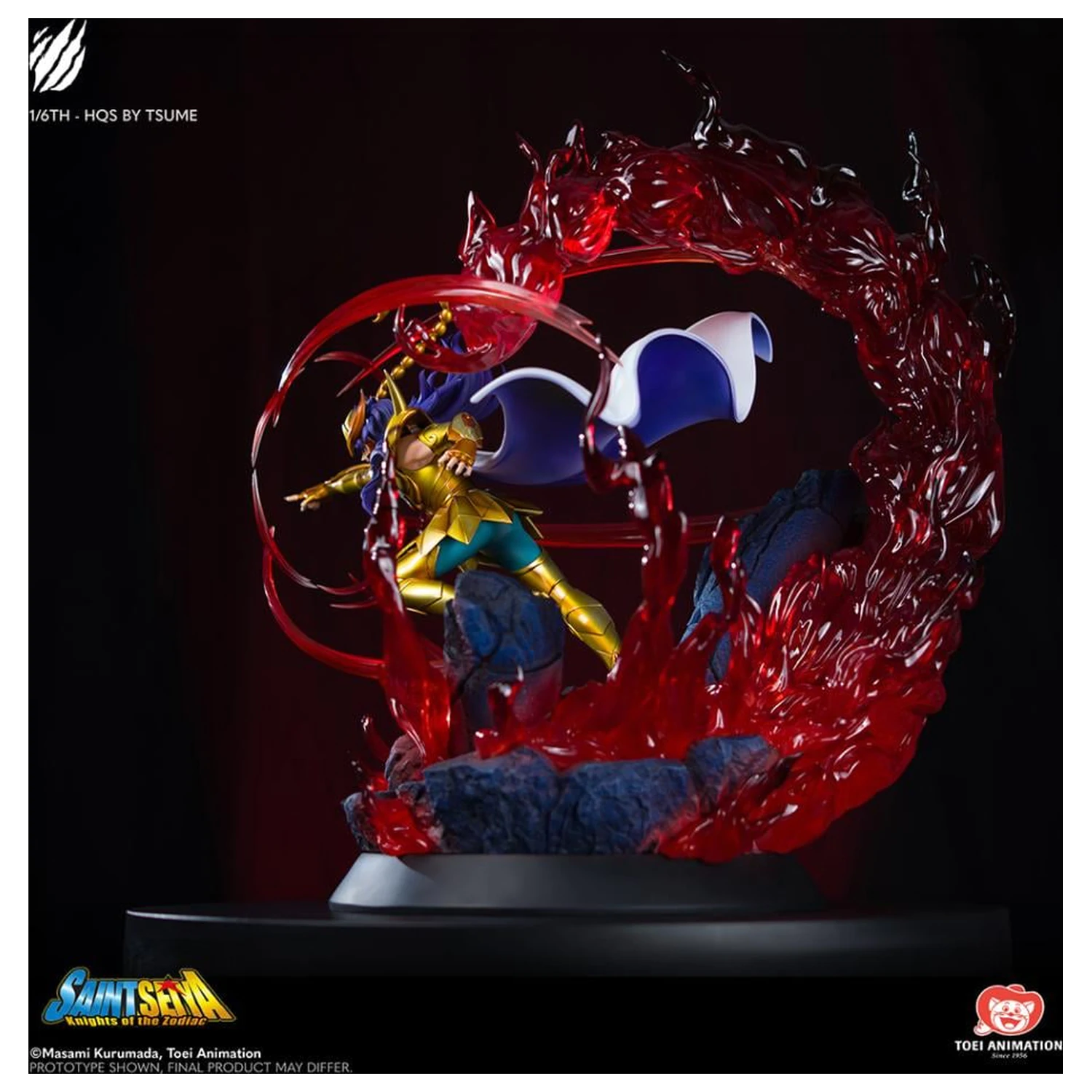 Saint Seiya Scorpio Milo Statue HQS 1/6 By Tsume 62cm product photo