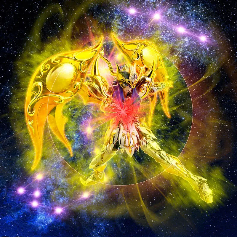 Saint Seiya Soul Of Gold Milo Scorpio New Cloth figure 18cm product photo