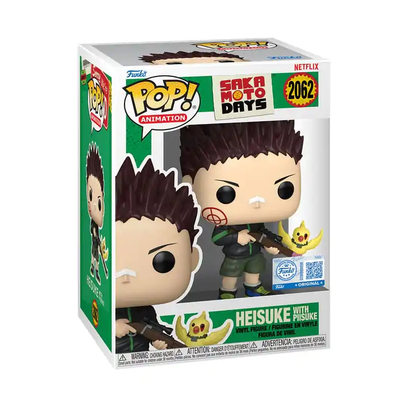 Sakamoto Days Funko POP! Animation Vinyl Figure Heisuke & Piisuke Exclusive Edition 9 cm product photo