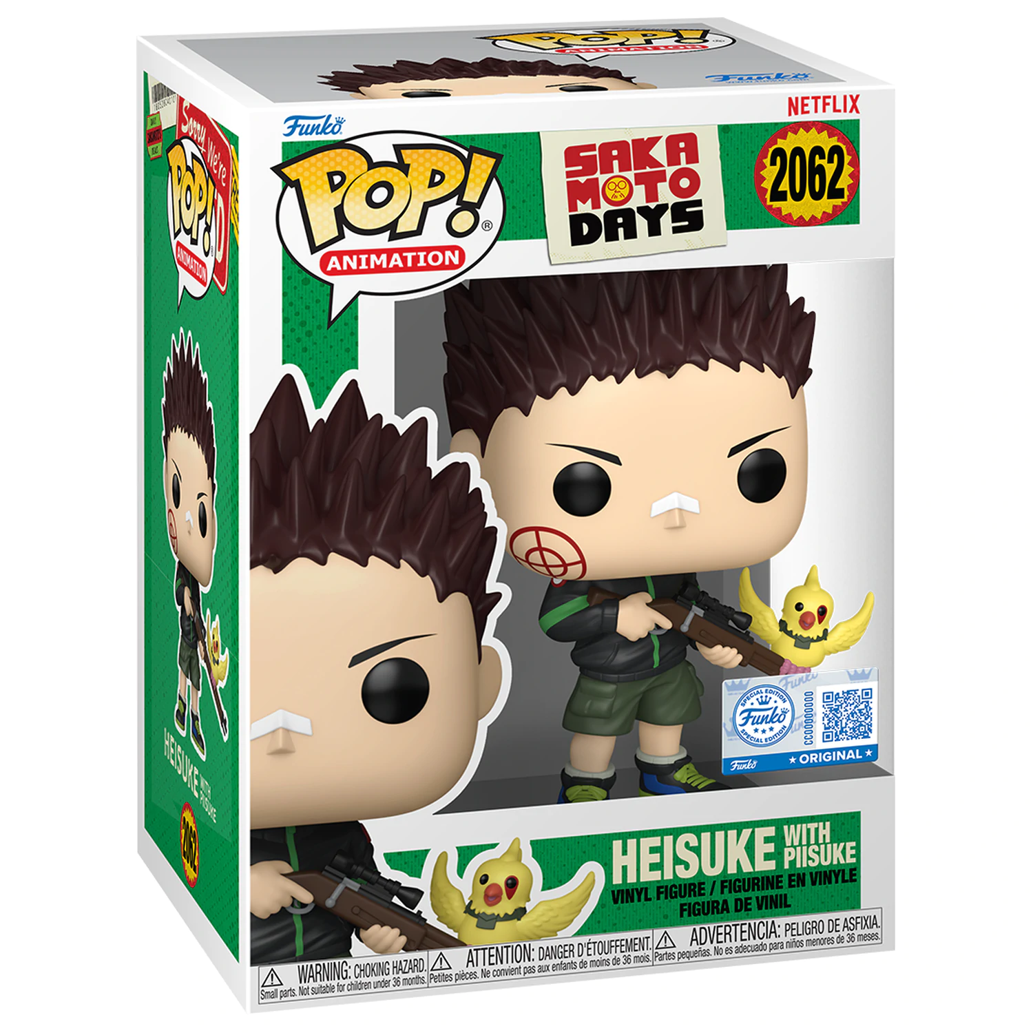 Sakamoto Days Funko POP! Animation Vinyl Figure Heisuke & Piisuke Exclusive Edition 9 cm product photo