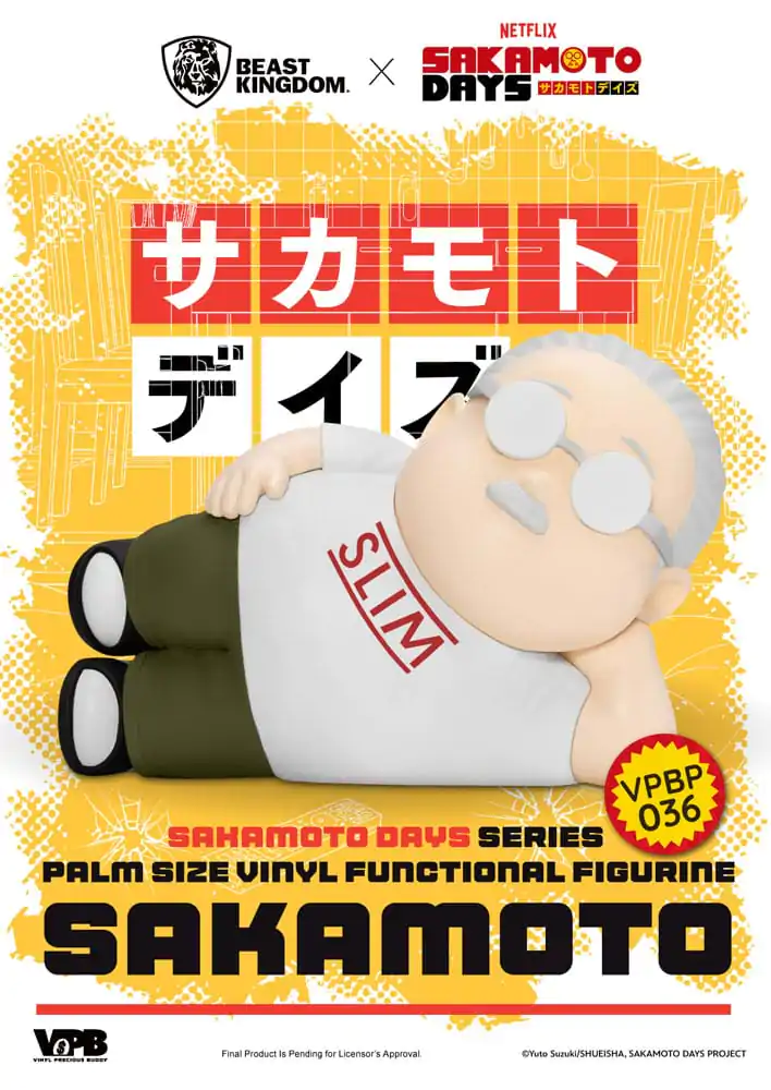 Sakamoto Days Piggy Vinyl Bank Taro Sakamoto 14 cm product photo