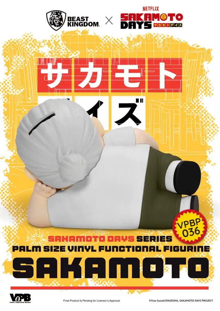 Sakamoto Days Piggy Vinyl Bank Taro Sakamoto 14 cm product photo