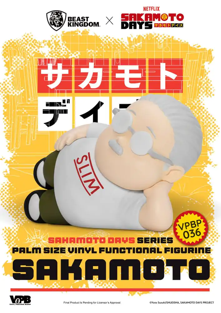 Sakamoto Days Piggy Vinyl Bank Taro Sakamoto 14 cm product photo