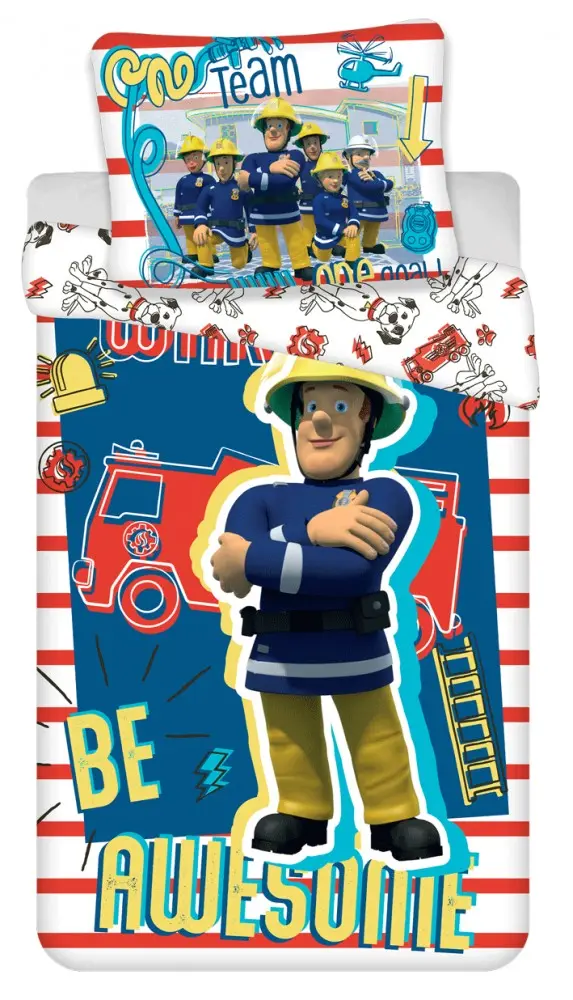 Fireman Sam Duvet Cover 140x200cm, 70x90cm product photo