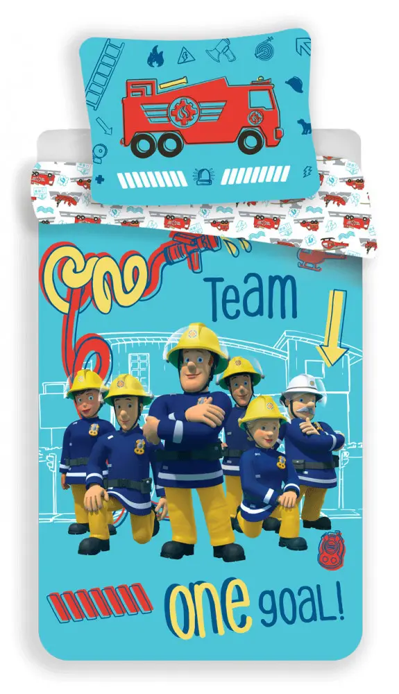 Fireman Sam Duvet Cover Set 140x200cm, 70x90cm product photo