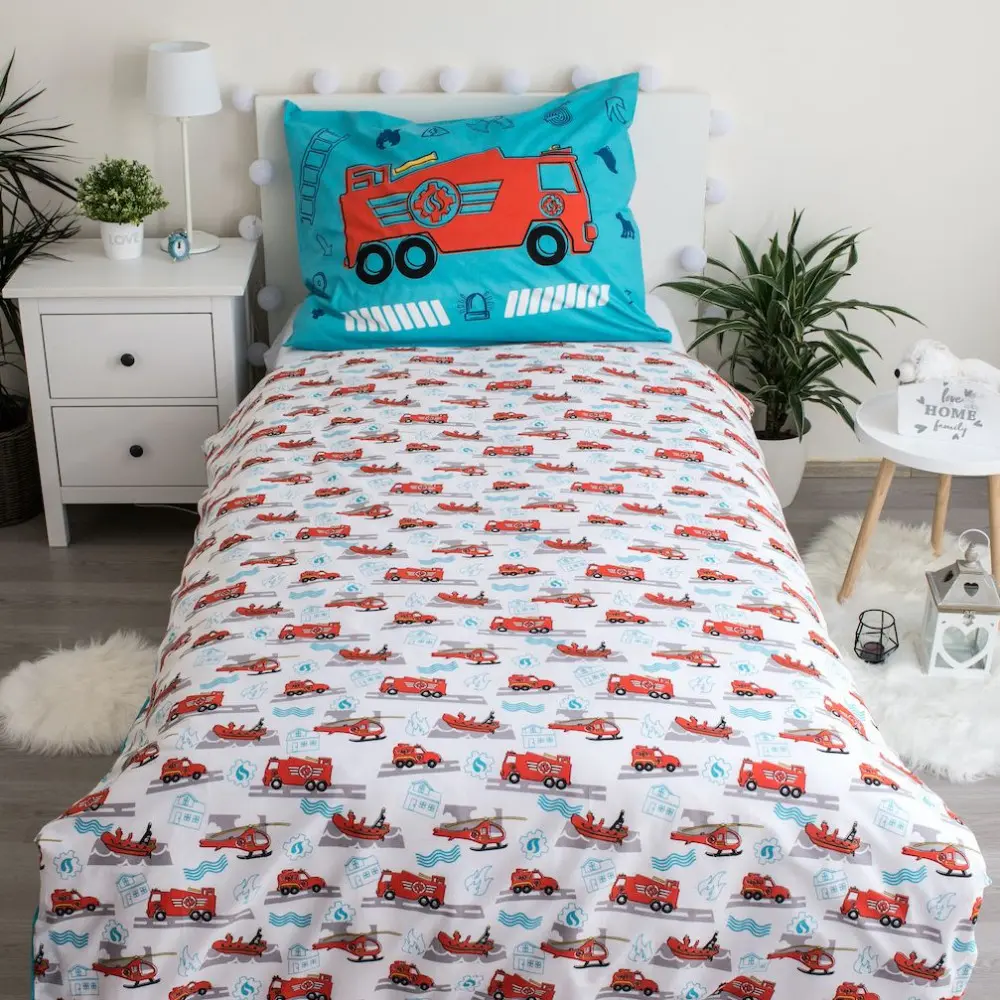 Fireman Sam Duvet Cover Set 140x200cm, 70x90cm product photo