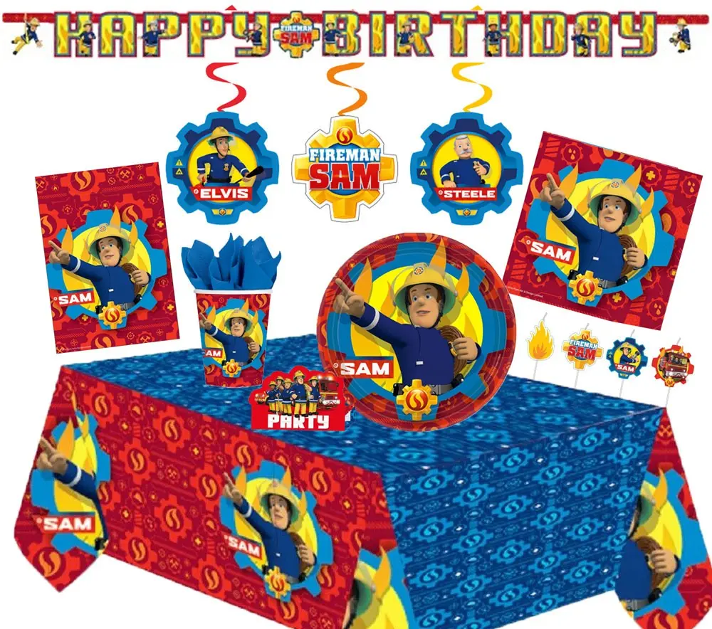 Fireman Sam party set 64 pcs product photo