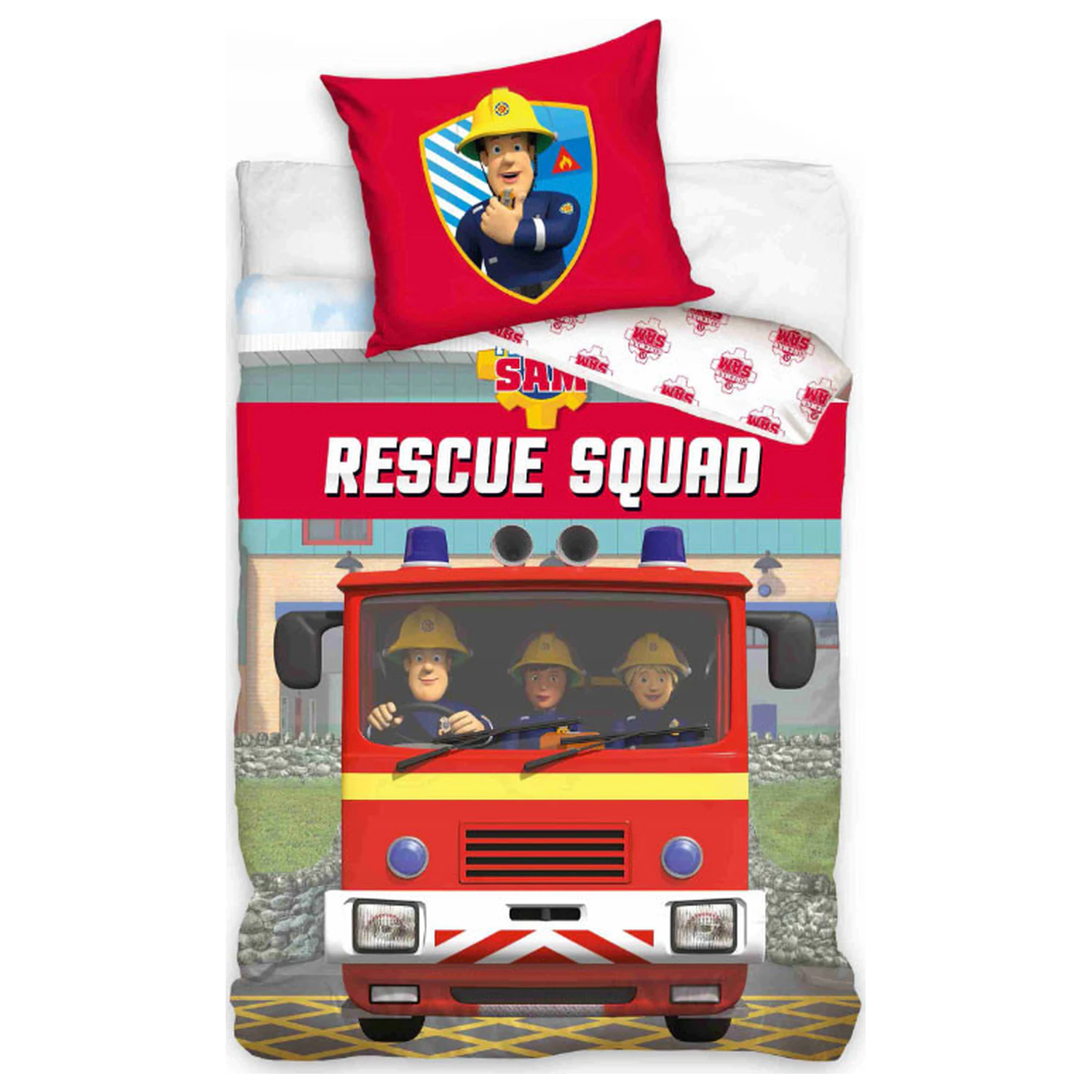 Fireman Sam Rescue Squad Duvet Cover product photo