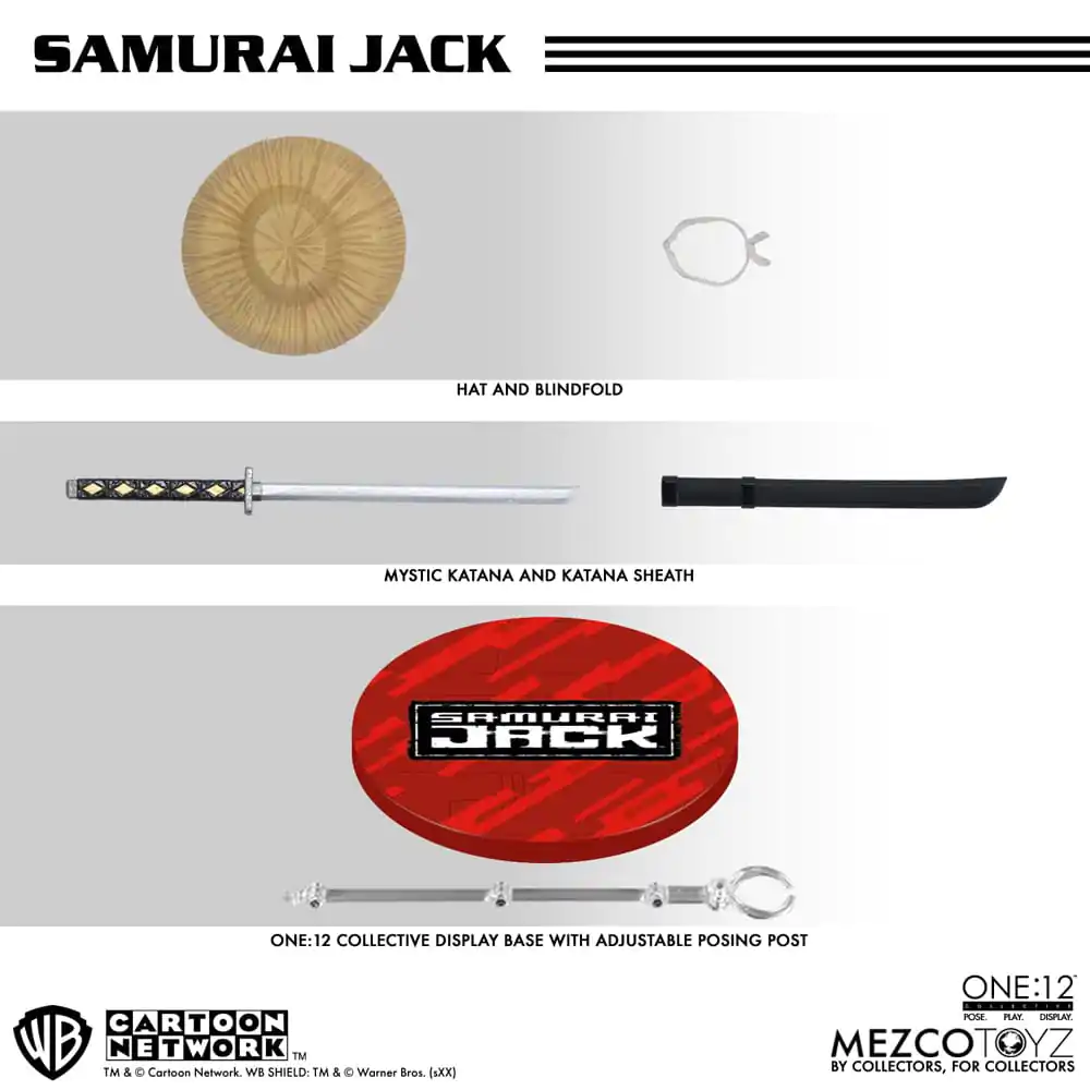 Samurai Jack Action Figure 1/12 Samurai Jack 17 cm product photo