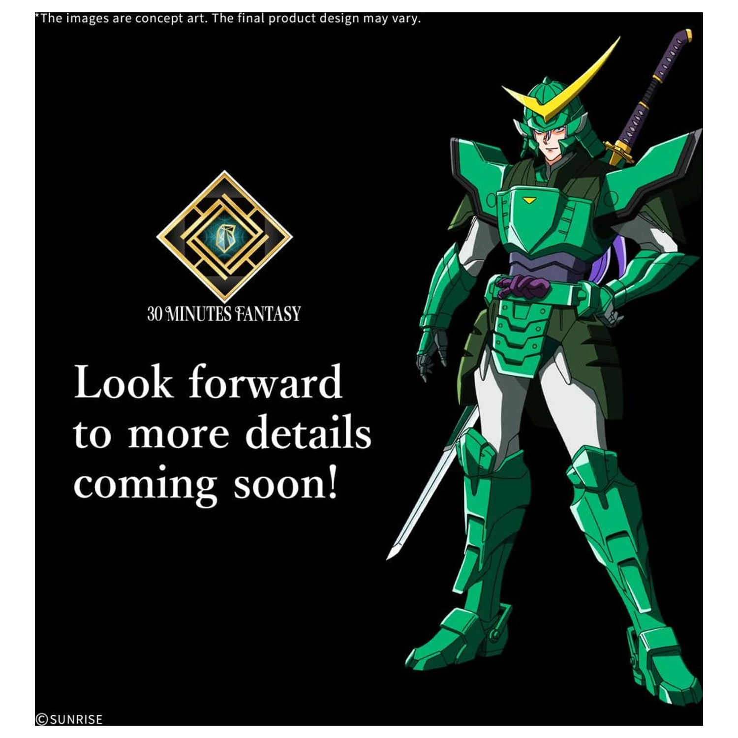 Samurai Trooper - 30MF Yoroi-Shinden Samurai Troopers Light Model Kit product photo