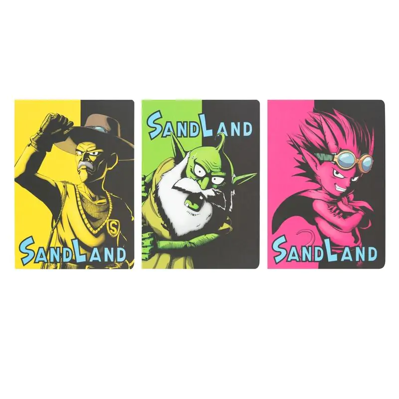 Sand Land pack 3 A5 notebooks product photo