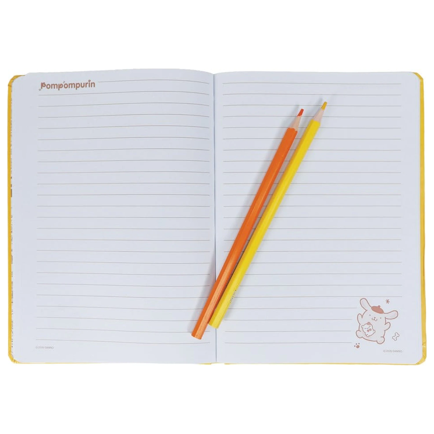 Sanrio A5 Notebook Pompompurin product photo