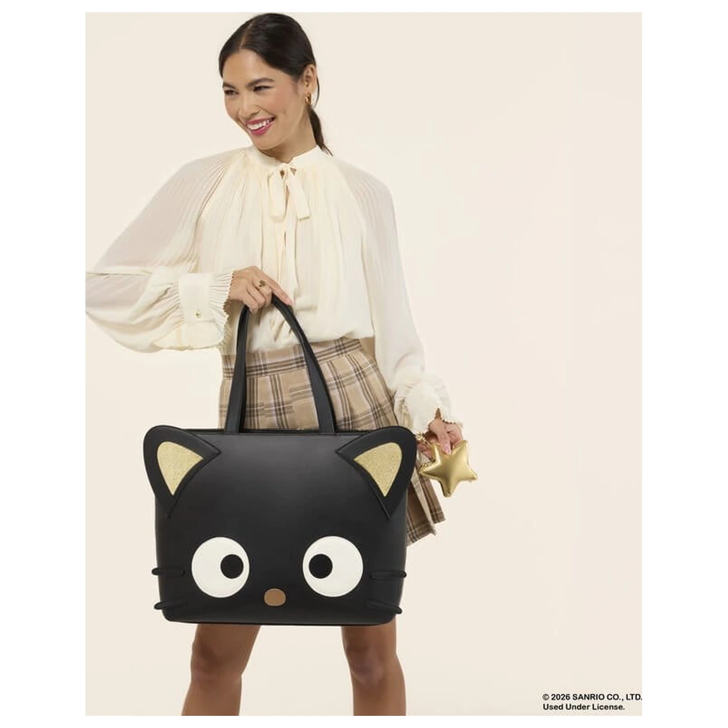 Sanrio Chococat Stars Tote Crossbody Bag with Coin Bag product photo