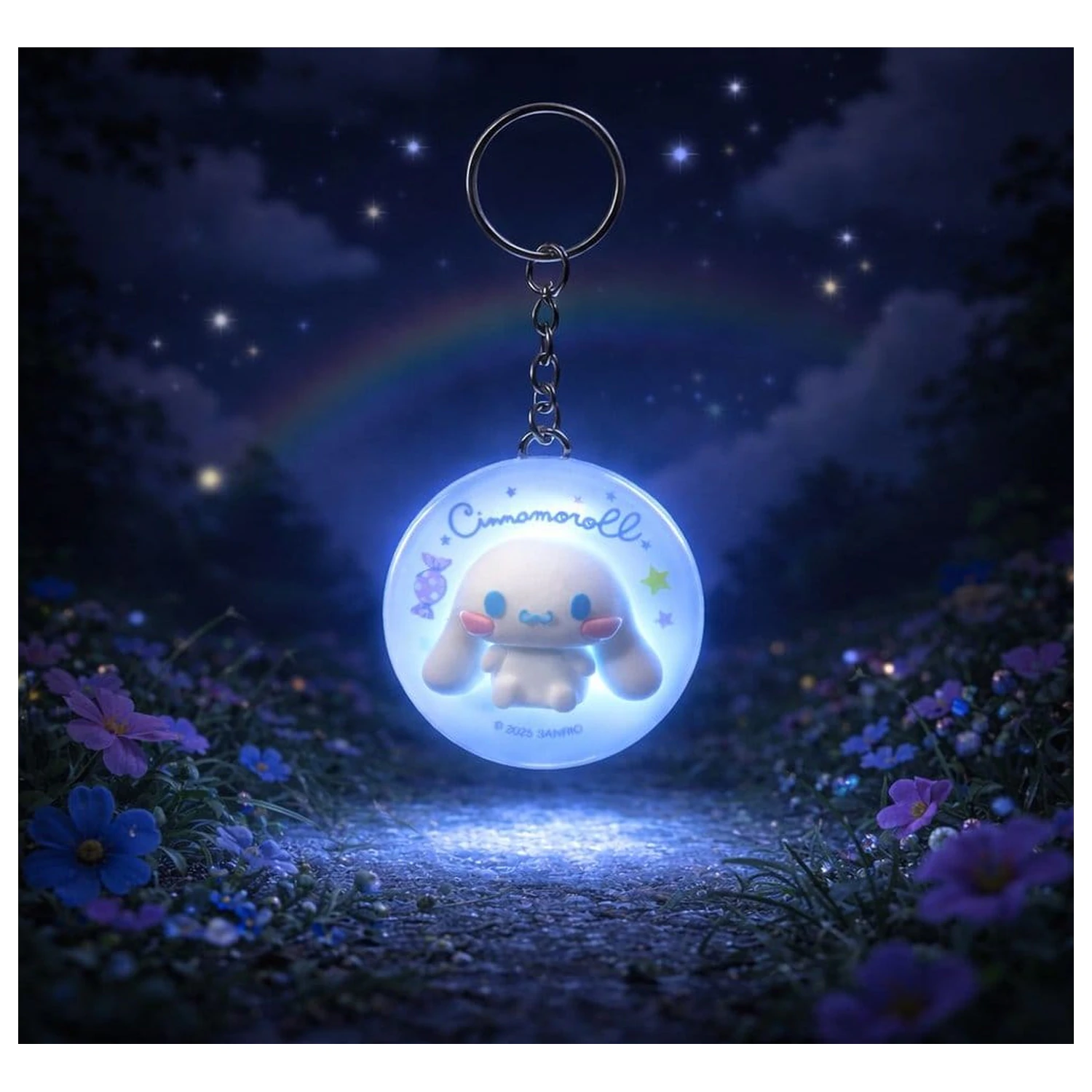 Sanrio Light-Up Keychain Cinnamoroll product photo