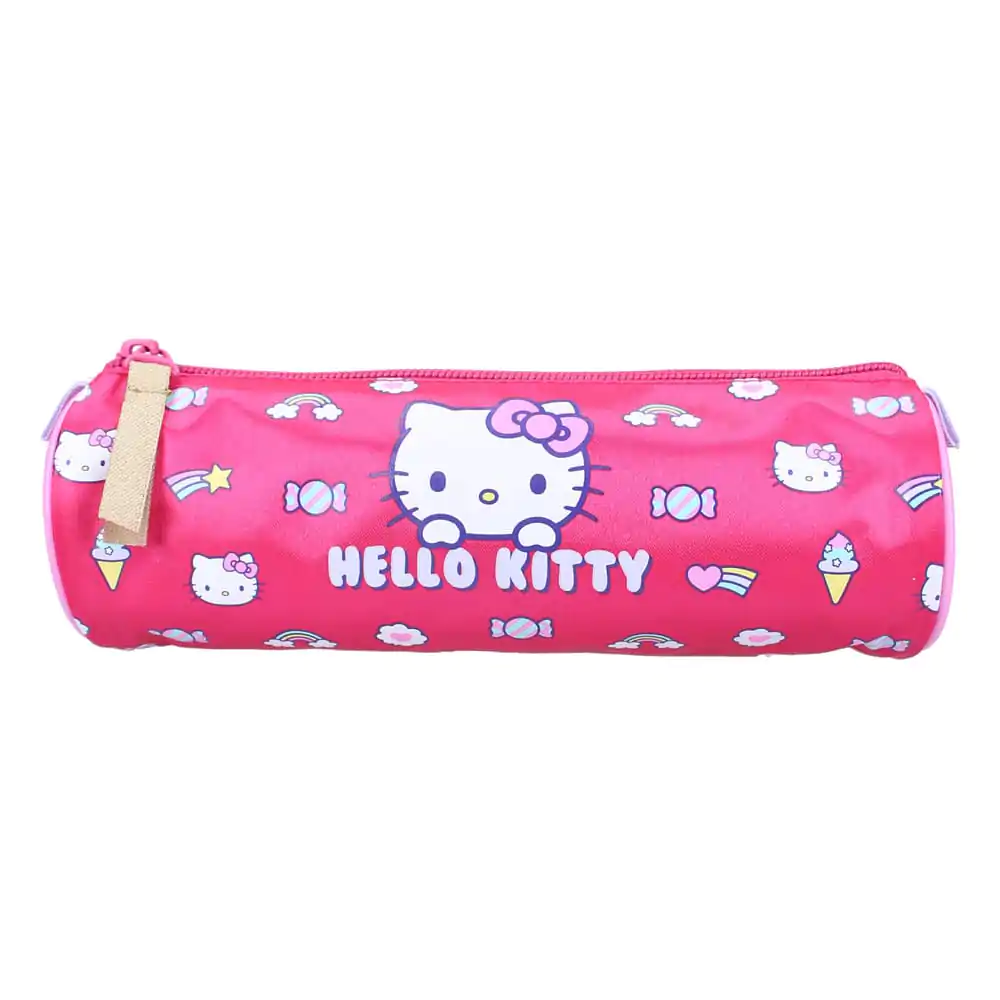 Sanrio Pencil case Hello Kitty Follow The Rainbow Round termékfotó