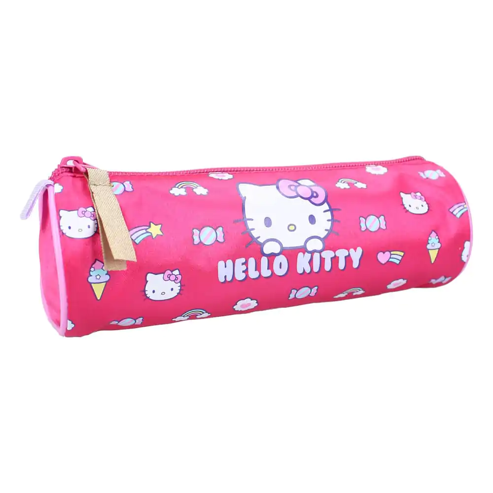 Sanrio Pencil case Hello Kitty Follow The Rainbow Round termékfotó