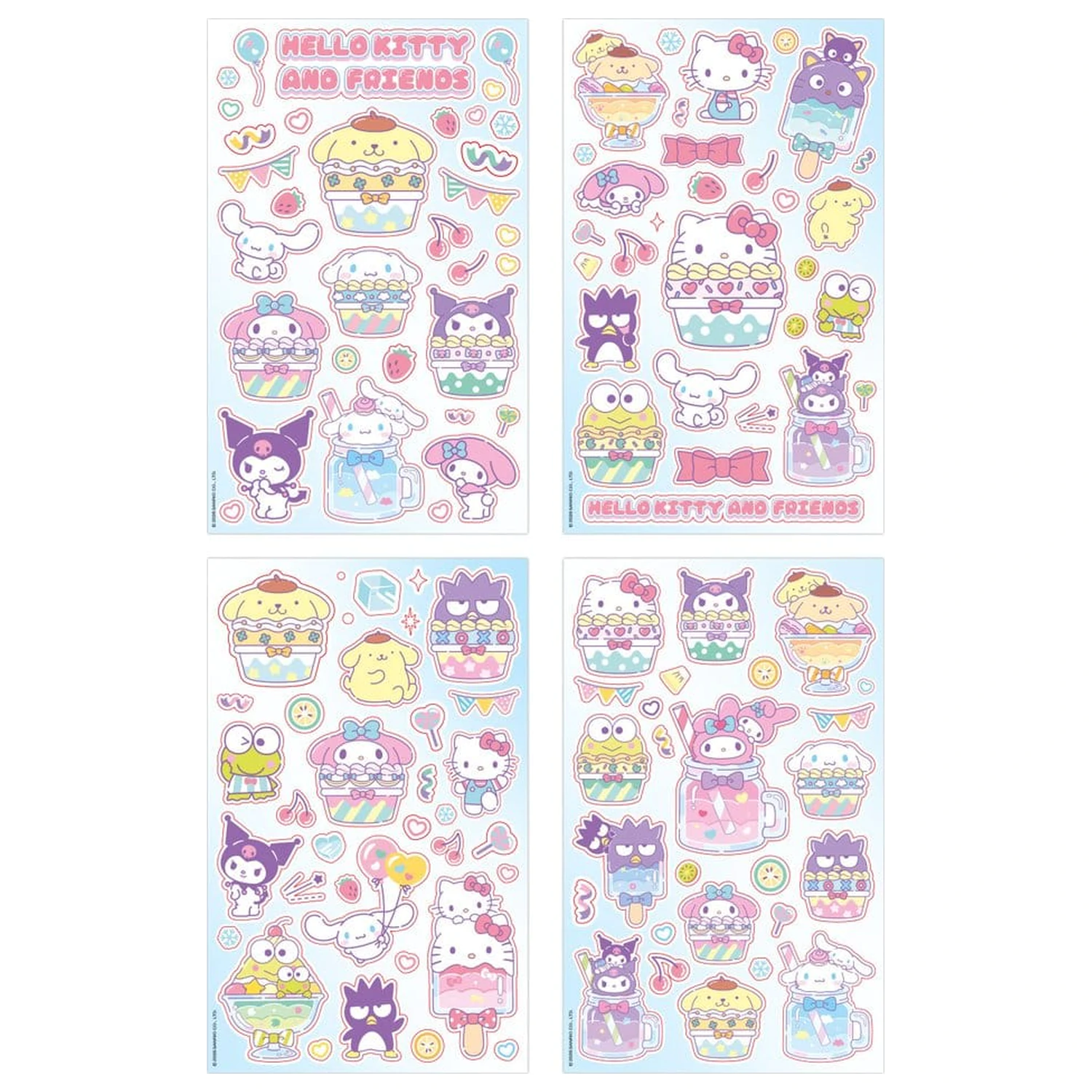 Sanrio Sticker Pack Hello Kitty & Friends 03 Cupcake product photo