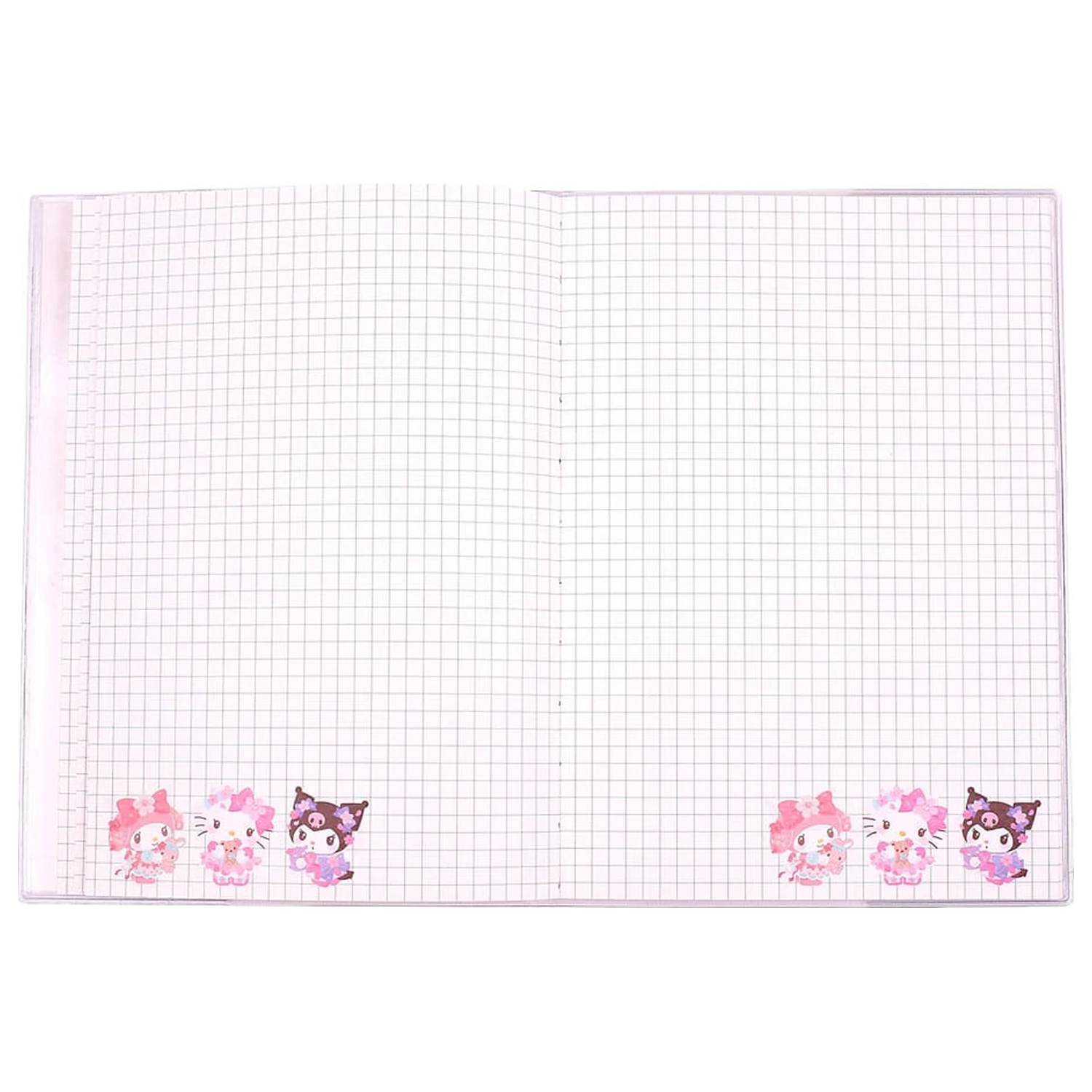 Sanrio Notebook Hello Kitty & Friends Sakura Series Holographic Checkered  product photo