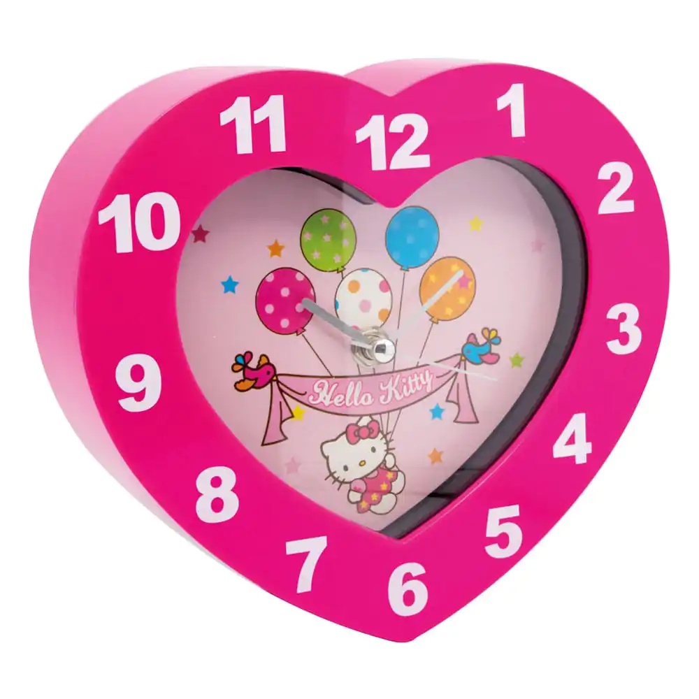 Sanrio Wall Clock Hello Kitty Heart Shaped product photo