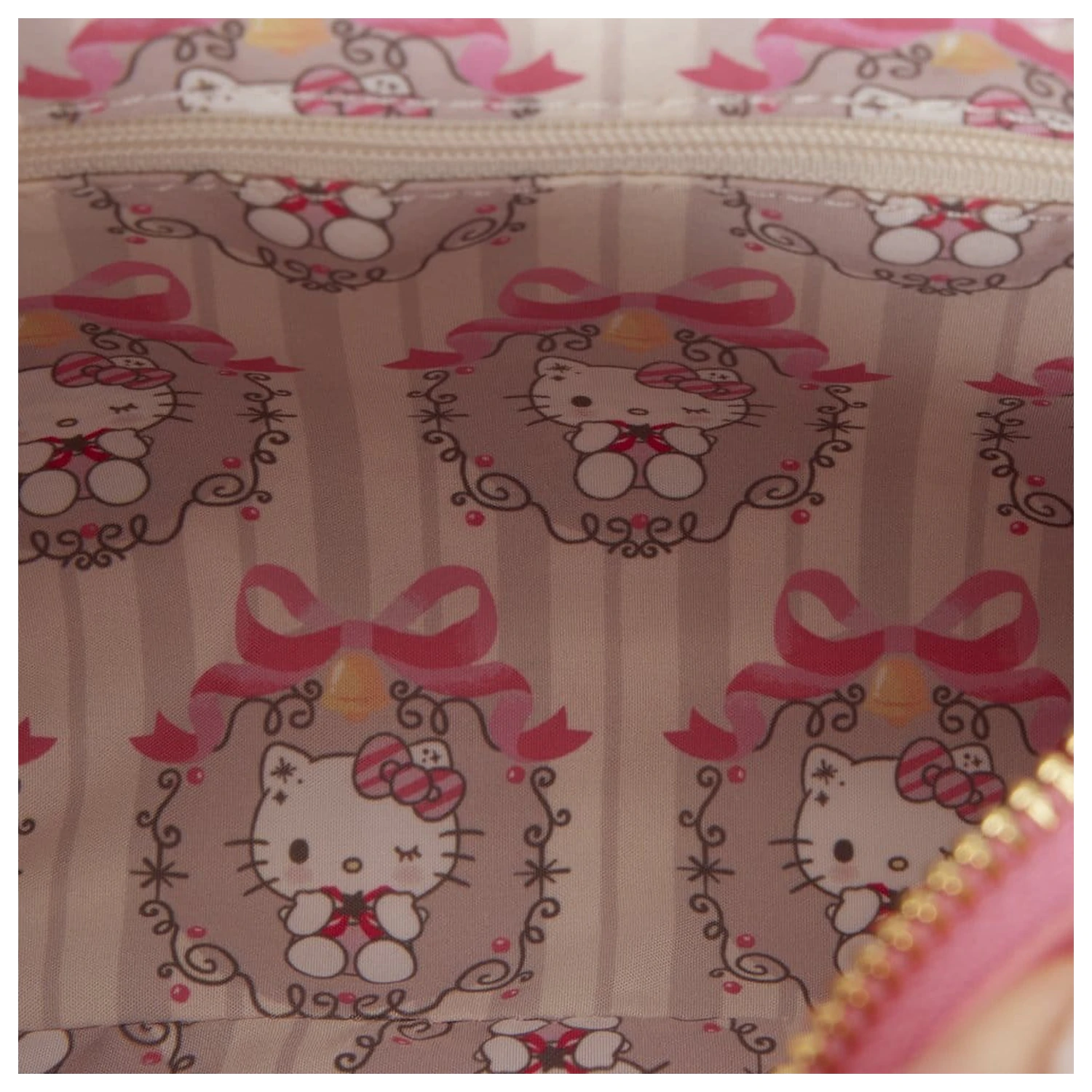 Sanrio by Loungefly Crossbody with Beaded Handle & Bag Charm Hello Kitty Quilted product photo