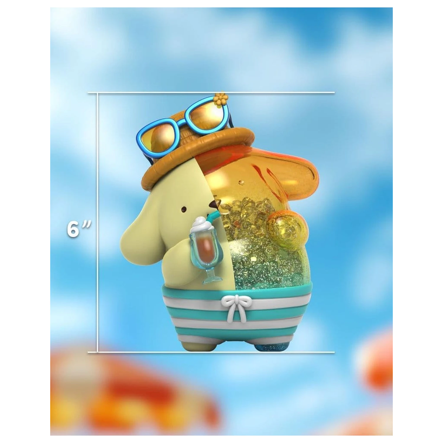 Sanrio Kandy Pompompurin Sea Breeze Series 15 cm  product photo