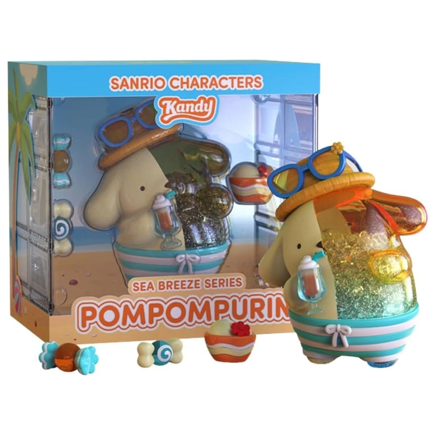 Sanrio Kandy Pompompurin Sea Breeze Series 15 cm  product photo