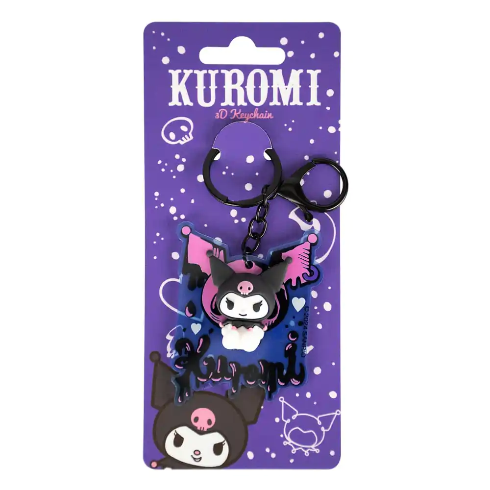 Sanrio 3D Acrylic Keychain Kuromi product photo