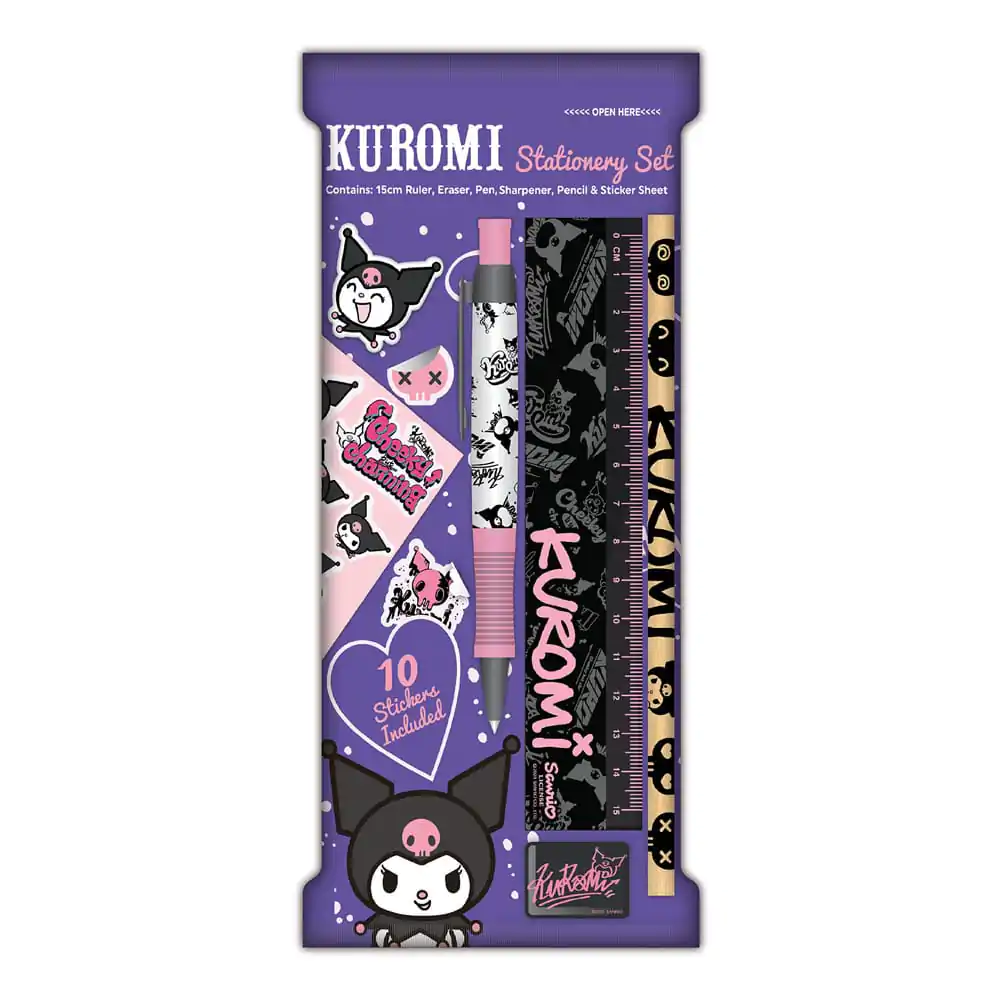 Sanrio Stationery Set 6-Pack Kuromi product photo