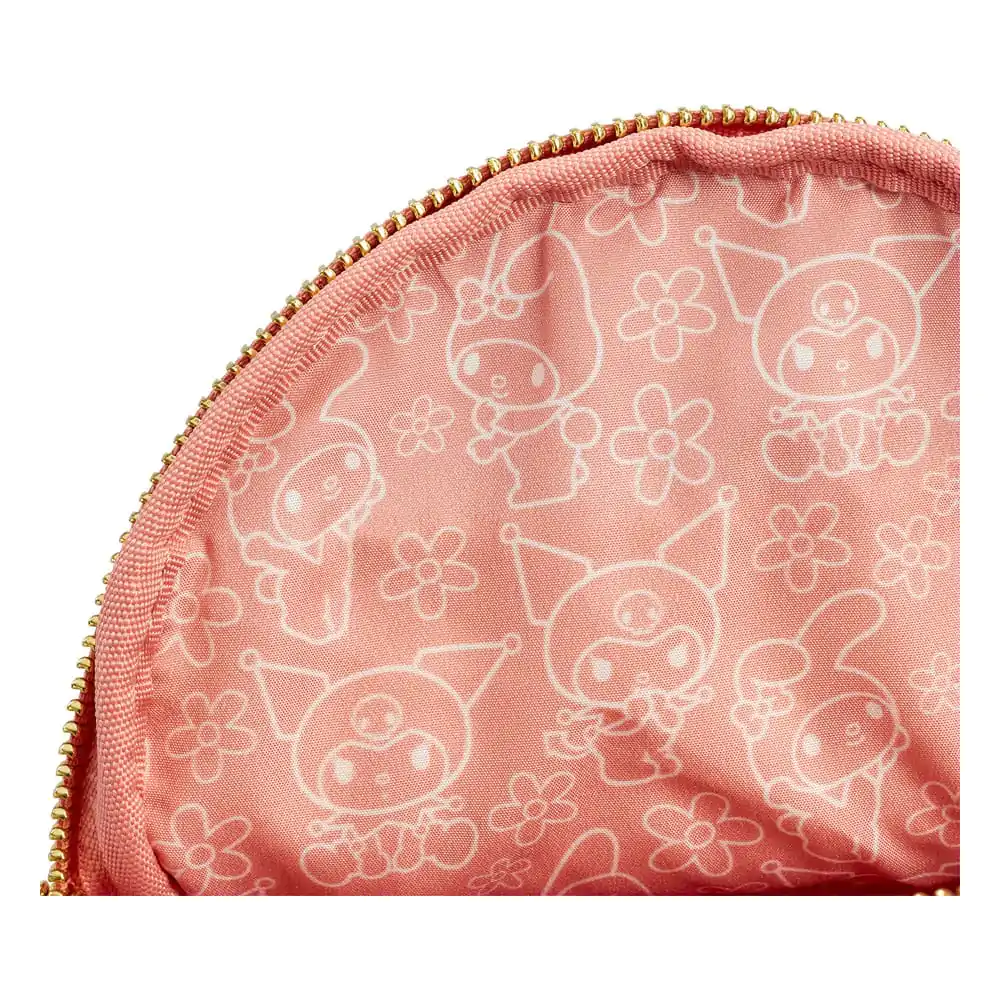 Sanrio by Loungefly Crossbody Kuromi &amp; My Melody Skulls and Flowers product photo