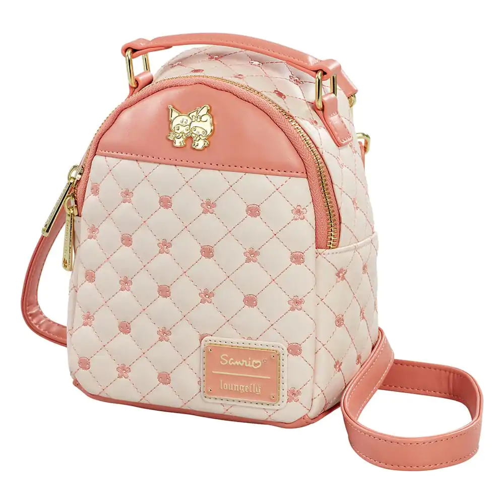 Sanrio by Loungefly Crossbody Kuromi &amp; My Melody Skulls and Flowers product photo