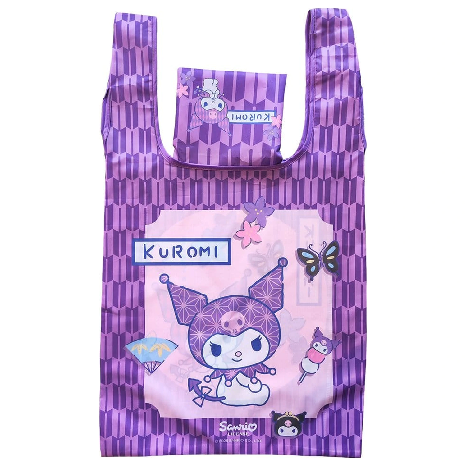 Sanrio Tote Bag Kuromi Japanese Foldable product photo