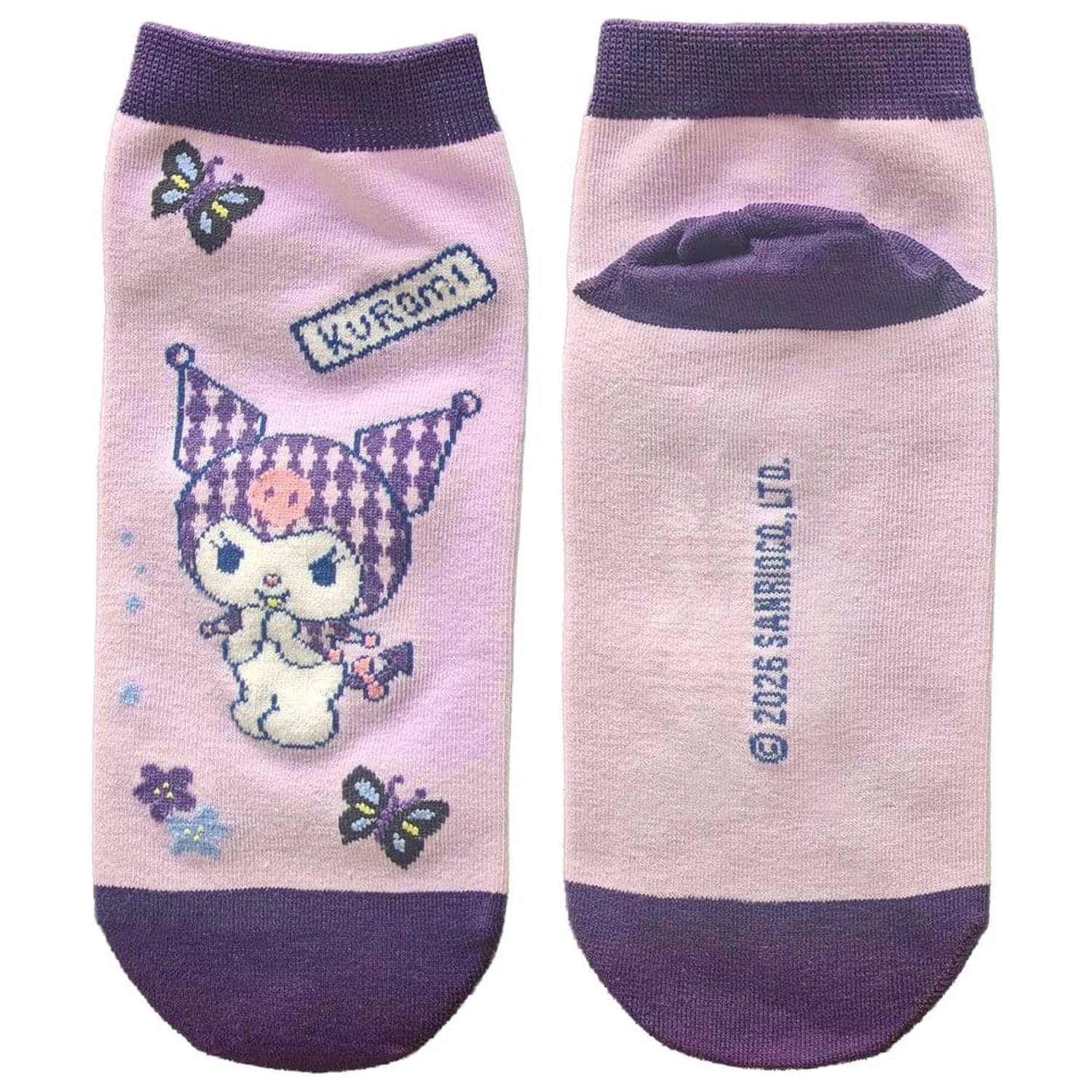 Sanrio Socks Kuromi Japanese Short 36-40 product photo