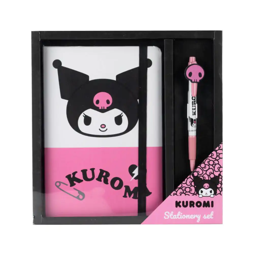 Sanrio Notebook with Pen Gift Set Kuromi product photo