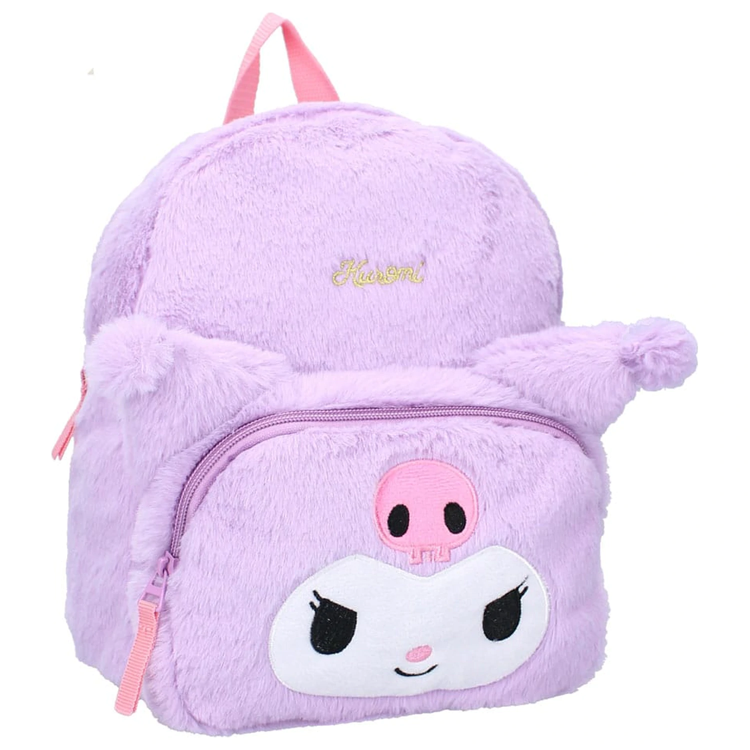 Sanrio Backpack Kuromil Fluffy Festival Purple 26 cm product photo