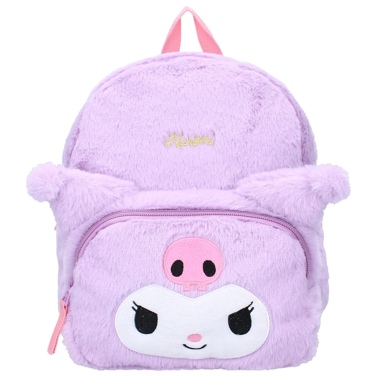 Sanrio Backpack Kuromil Fluffy Festival Purple 26 cm product photo