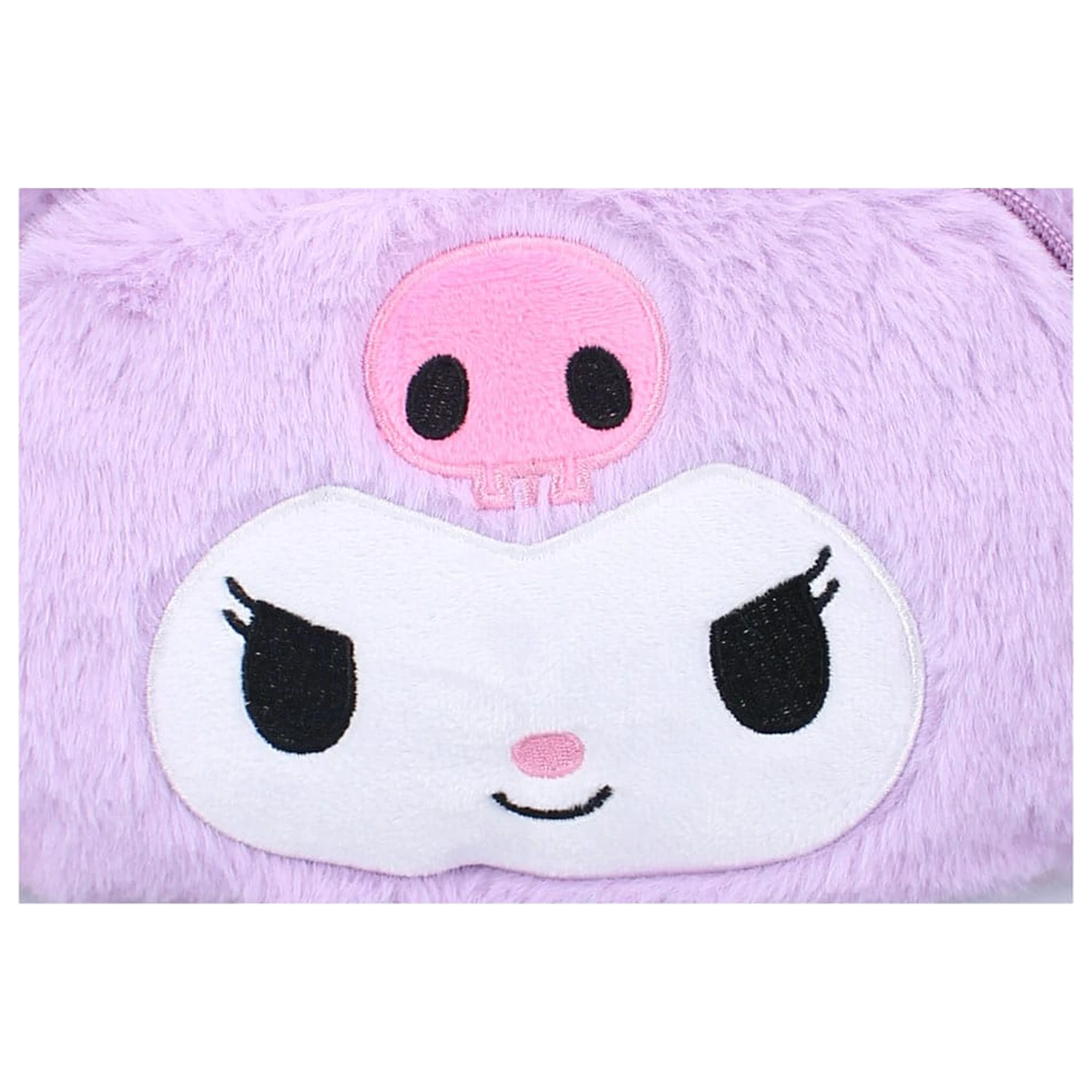 Sanrio Backpack Kuromil Fluffy Festival Purple 26 cm product photo