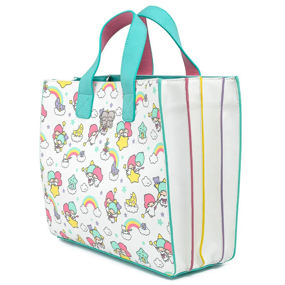 Loungefly Sanrio Little Twin Stars Rainbow Cloud crossbody bag product photo