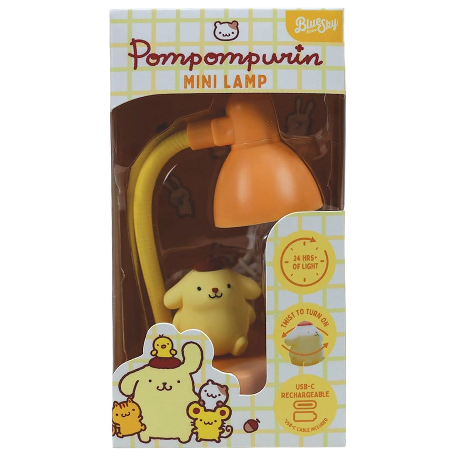 Sanrio Mini LED-Light with Figure Pompompurin 11 cm    product photo